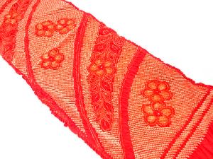 正絹　振袖用　絞り　帯揚げ